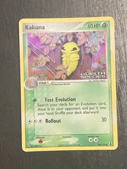 Pokemon Card - Kakuna Delta Species 46/113 Uncommon Reverse Holo Stamped MP - Image 1