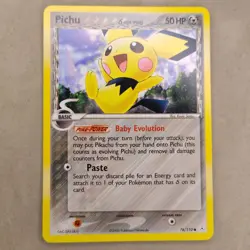 NM Near Mint Pichu Delta Species 76/110 EX Holon Phantoms Non Holo Pokemon Card - Image 1
