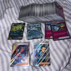 Pokemon Prismatic Evolutions Bulk Bundle 300+ Cards EX, Larry, Raifort - Image 1