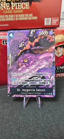 St. Jaygarcia Saturn | OP13-083 | Alt Art | One Piece Card Game TCG | English - Image 1