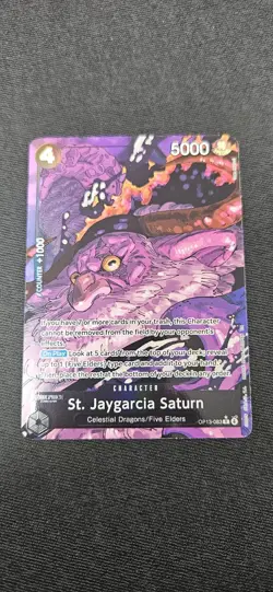 St. Jaygarcia Saturn | OP13-083 | Alt Art | One Piece Card Game TCG | English - Image 2