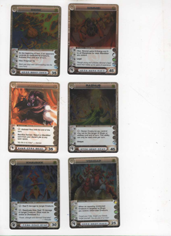 Chaotic lot #161. Lot of 6 Rare Danian creature cards - Image 1