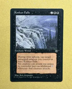 MTG ~ Koskun Falls ~ Homelands - RARE - Koskun Falls - NM (1995) - Image 1