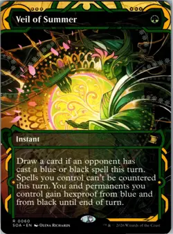 Veil of Summer 60 Secrets of Strixhaven Magic: The Gathering NM - Image 1