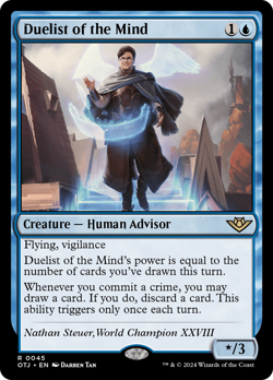 x1 Duelist of the Mind OTJ MTG 45 RARE M/NM 1x - Image 1