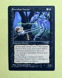 MTG - Krovikan Horror ~ Reserve List ~ Rare Alliances ~ Magic the Gathering NM - Image 1