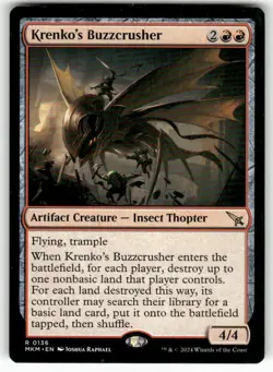 Krenko's Buzzcrusher 136 Rare Murders at Karlov Manor Magic: The Gathering NM - Image 1