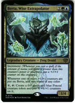 Secrets of Strixhaven #175 Berta, Wise Extrapolator - FOIL - Image 1