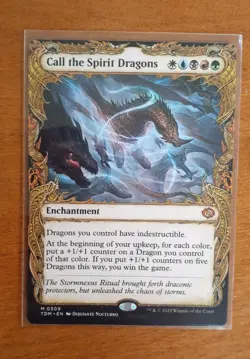 MTG Call the Spirit Dragons #0309 Showcase Mythic Tarkir: Dragonstorm - Image 1