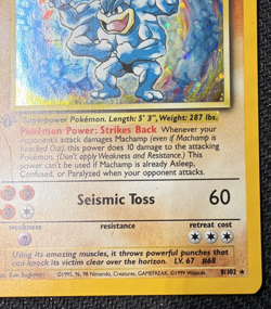 Machamp Holo Rare First 1st Edition Pokemon Playing Game Trading Card 1 - Image 4