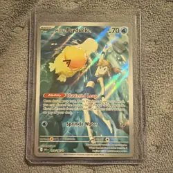 Pokemon TCG Misty's Psyduck Full Art Holo Illus Rare 193/182 Paldea - Image 1