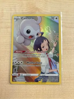 Pokemon TCG Lost Origin Castform TG11/TG30 Holo Rare Card - Image 1
