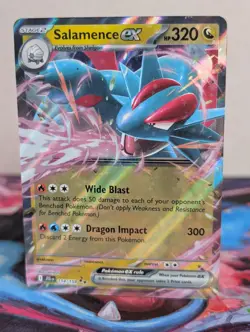 Salamence ex 114/159 Double Rare Sv09: Journey Together Pokemon TCG - NM - Image 1