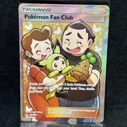 Pokemon Fan Club 155/156 Ultra Prism Full Art Trainer Pokemon TCG Card - Image 1