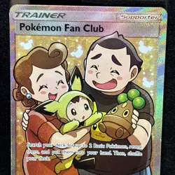 Pokemon Fan Club 155/156 Ultra Prism Full Art Trainer Pokemon TCG Card - Image 3