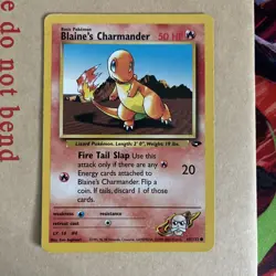 Pokemon TCG Blaine's Charmander Gym Challenge 60/132 Regular LP/MP - Image 2