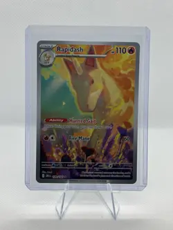 Pokemon Rapidash 189/182 Sv10: Destined Rivals Illustration Rare Holo - Image 1