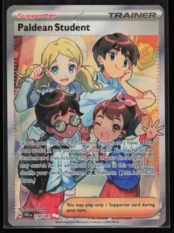 Paldean Student 230/091 Ultra Rare SV: Paldean Fates Pokemon TCG NM - Image 1