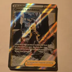 Pokemon Cynthia's Ambition GG60/GG70 Ultra Rare Holo Full Art English CZ GG - Image 2