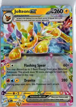 Jolteon ex 030/131 Prismatic Evolutions Pokemon TCG Holo Double Rare NM - Image 1