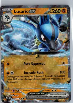 Lucario ex 051/131 Prismatic Evolutions Pokemon TCG Holo Double Rare NM - Image 1