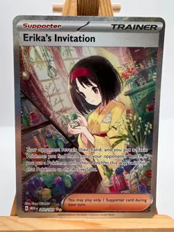 Pokemon TCG - S&V 151 - 203/165 Erika's Invitation - SIR - NM/M - Image 1