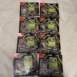 Lot of Qty 8 - Pokemon Mega Evolution Perfect Order 3 Pack Blister - Sealed - Image 1