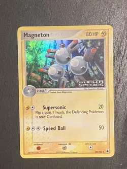 Pokemon TCG Magneton 48/113 EX Delta Species Stamped Reverse Holo Uncommon - Image 1