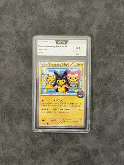 Carte Pokemon Pikachu Poncho Wearing 203/XY-P PCA 9,5 - Image 1
