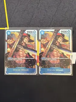 Dracule Mihawk OP01-070 English Super Rare PRB01 One Piece Card Game X2 - Image 1