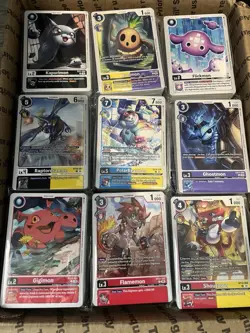 Huge Collection Digimon Card Game 3100+ Bulk Lot Common/Uncommons - Image 1