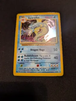 Gyarados 6/102 - Base Set - WoTC Holo Pokemon Card - NM To LP - Image 1