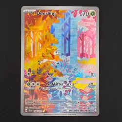 Pokemon TCG Card Deerling 165/162 Temporal Forces Illustration Rare - NM - Image 1