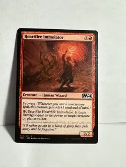 MTG Heartfire Immolator Double Print Misprint Error Core Set 2021 - Image 1