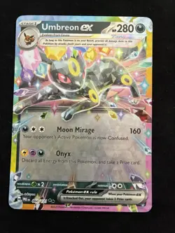 Pokemon TCG Umbreon EX 060/131 Double Rare Holo Card Prismatic Evolutions - Image 1
