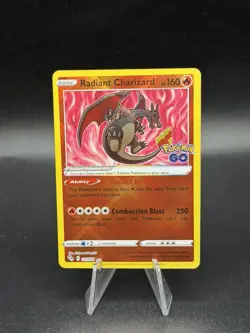 Pokemon TCG - Radiant Charizard - Pokemon Go 011/078 - Holo NM GA3 - Image 1