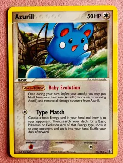Azurill 20/113 Non Holo | EX Delta Species | 2006 Vintage Pokemon TCG Card | LP - Image 1