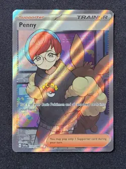 Penny Scarlet & Violet Base Set 239/198 Holo Ultra Rare Pokemon Card TCG LP - Image 1