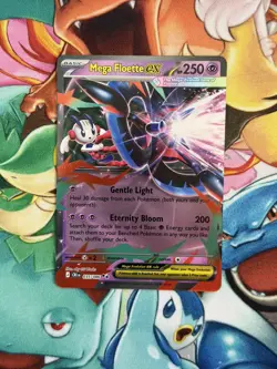Pokemon TCG Mega Floette ex 035/086 Me04: Chaos Rising Holo - Image 1