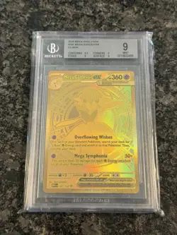 Mega Gardevoir Ex BGS 9 Gold Hyper Rare 187/132 Pokemon Mega Evolution - Image 1