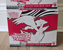 2x Pokemon TCG Scarlet & Violet White Flare ETB Elite Trainer Box Factory Sealed - Image 3