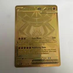 Pokemon TCG Perfect Order Hyper Rare Gold Mega Zygarde EX Full Art 124/088 - Image 1