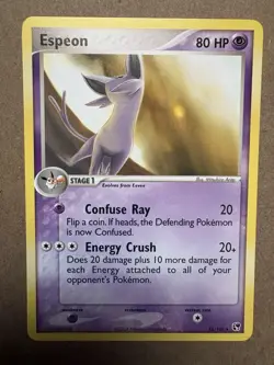 Espeon - Non - Holo Rare from 2003 Pokemon TCG EX Sandstorm - NM - Image 1