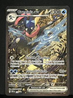 Greninja ex 132 Holo Promo Scarlet & Violet Promo Pokemon NM - Image 1