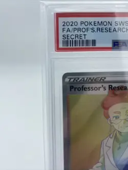 PSA 10 GEM MINT 2020 Pokemon SWSH Full Art Secret Professor's Research #209 - Image 2