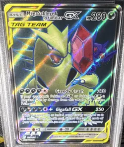 Pokemon PSA 10 Mega Sableye & Tyranitar GX Full Art Holo 225/236 Unified Minds - Image 4