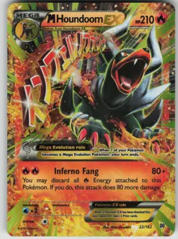 Pokemon TCG M Houndoom EX Ultra Rare XY - BREAKthrough 22/162 - Image 1