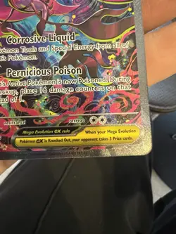 Pokemon TCG Mega Dragalge EX 118/086 Chaos Rising Pack Fresh Near Mint - Image 2
