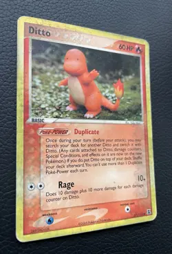 Pokemon Company Ditto (Charmander) 37/113 EX Delta Species Uncommon Regular 2005 - Image 2