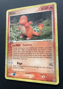 Pokemon Company Ditto (Charmander) 37/113 EX Delta Species Uncommon Regular 2005 - Image 3